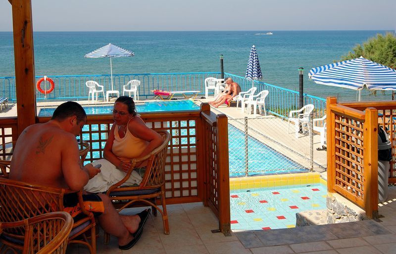 Danaos Beach Apartments Sfáka Eksteriør bilde